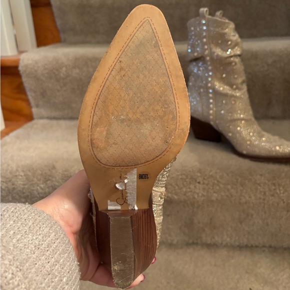 Jessica Simpson Rhinestone Boots size 6 - Picture 2 of 10